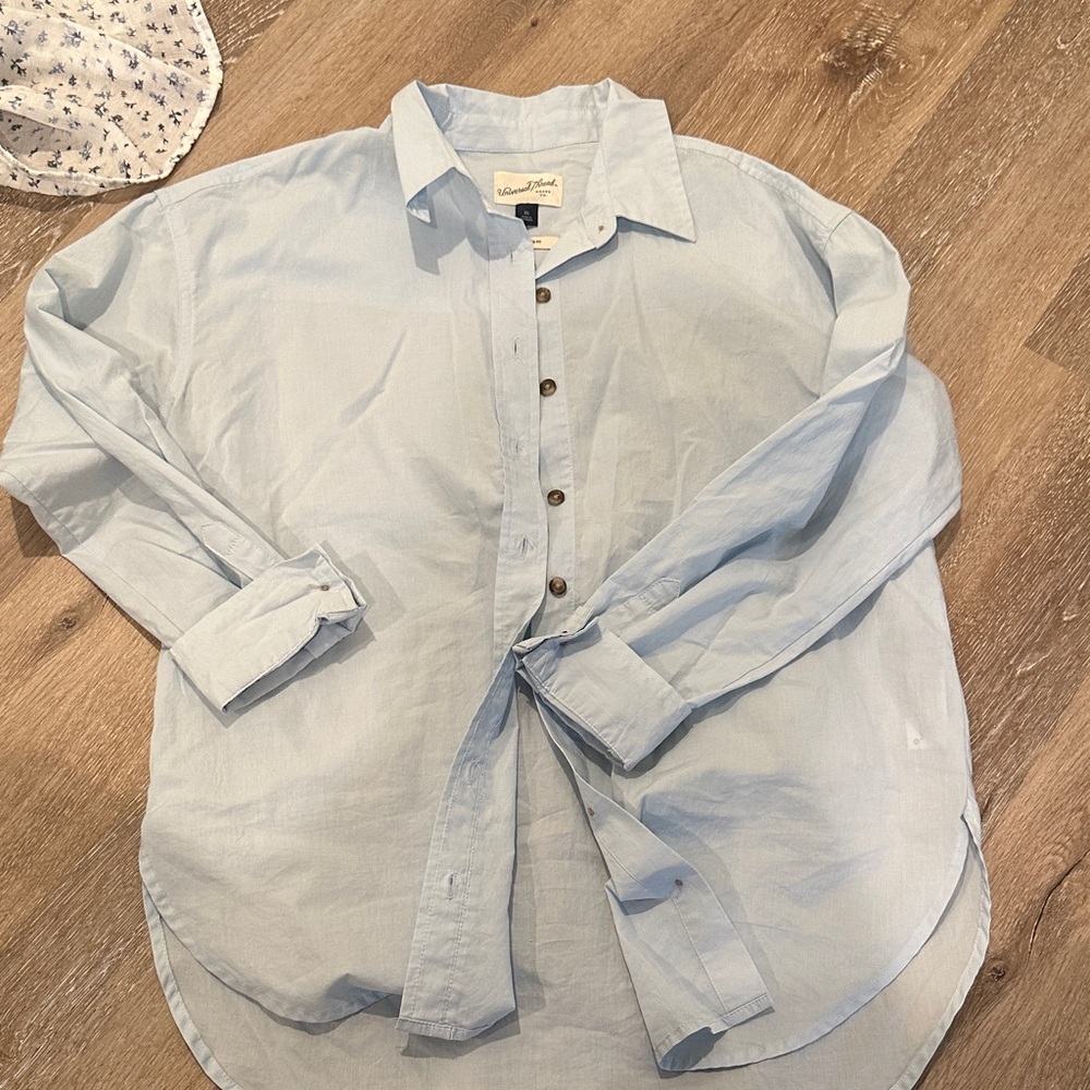 Light Blue Button-Up Shirt